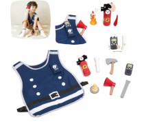 Žaislinė ugniagesio apranga vaikams | Su priedais 8 vnt. | Classic World CW50585
